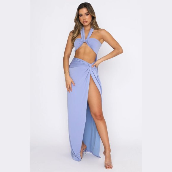 White Fox Boutique Dresses & Skirts - NWT If You Say So Scarf Top and Maxi Skirt Set / Small